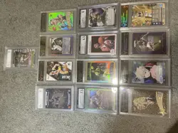 Mixed Graded Card Lot! 12 Cards Star, Insert, Etc - TCG, CGA, CGC, Sport, Anime - Image 2