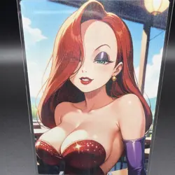 Jessica Rabbit Anime Waifu Card Doujin ACG Goddess Holo - Image 1