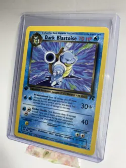 Pokemon Trading Card Dark Blastoise Rocket Set 20/82 First Edition - Image 2