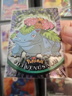 VENUSAUR #03 POKEMON TOPPS CARD (BLACK LOGO SET) Foil 85 - Image 1