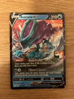 Pokemon Card Suicune V 031/203 Play! Pokemon League Prize Pack Series 1 NM - Image 1