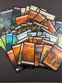 MTG x Avatar: The Last Airbender Land, Token and Art Card Lot (75+ Cards) - Image 1
