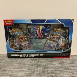Pokemon Trading Card Game Greninja ex and Kingdra ex Special Collection Box New - Image 1