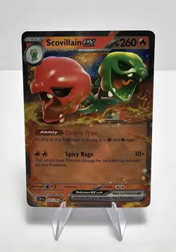 Scovillain EX #37/191 SV Surging Sparks 2024 Double Rare Pokemon TCG Card NM - Image 1