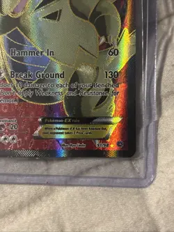 Pokemon Tyranitar EX Full Art Holo Card 91/98 XY-Ancient Origins 2015 - Image 3