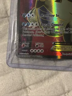 Pokemon Tyranitar EX Full Art Holo Card 91/98 XY-Ancient Origins 2015 - Image 4