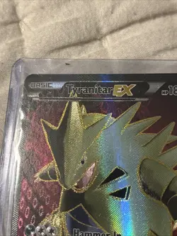 Pokemon Tyranitar EX Full Art Holo Card 91/98 XY-Ancient Origins 2015 - Image 5