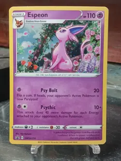 Espeon SWSH174 SWSH: Sword & Shield Promo Cards Holo - Image 1