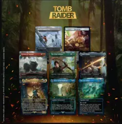 MTG SLD Tomb Raider Secret Lair Magic the Gathering Regular / Lara Croft SEALED - Image 1