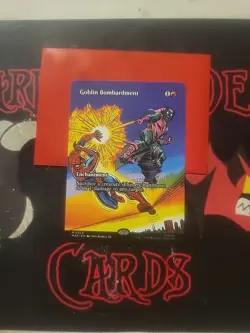 Magic The Gathering Marvel's Spider-Man "Goblin Bombardment" BORDERLESS MYTHIC - Image 1