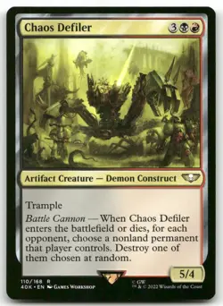 Chaos Defiler #110 MTG Warhammer NM X1 - Image 1