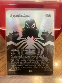 Opposition Agent (Borderless Foil) Marvel Universe Spiderman MTG - NM 🔥 - Image 1