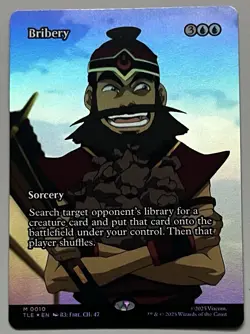 MTG Avatar: The Last Airbender Eternal Bribery Sorcery MYTHIC FOIL #0010 - Image 1