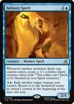 x1 Baboon Spirit R MTG Avatar: The Last Airbender: Eternal M/NM, English - Image 1