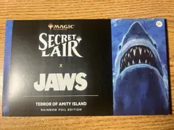 Secret Lair Rainbow Foil Edition Jaws Terror Of Amity Island MTG Sealed - Image 1