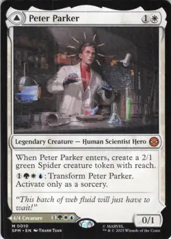 MTG Peter Parker (10) | NM | Spider-Man {SPM} - Image 1