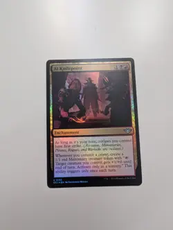 MTG - At Knifepoint (Foil) - Outlaws of Thunder Junction NM/M Condition - Image 1
