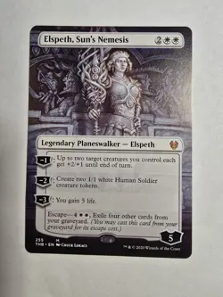 Elspeth, Sun's Nemesis (Borderless) Theros Beyond Death Regular Mtg - Image 1