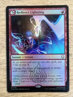 2025 MTG Avatar The Last Airbender Redirect Lightning Foil #151 - Image 1