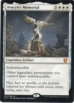 MTG: Innistrad: Midnight Hunt Commander: Avacyn's Memorial: LP Condition - Image 1