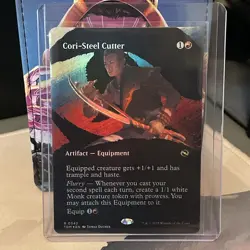 Cori-Steel Cutter (Borderless) Tarkir: Dragonstorm Foil NM #0343 - Image 1