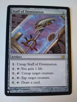 Staff of Domination - The List Reprints (LIST) - 156/165 - MtG - Image 1