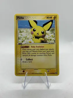 Pichu 59/106 2005 EX Emerald Pokemon Card Nintendo Non Holo Common - LP/NM - Image 1