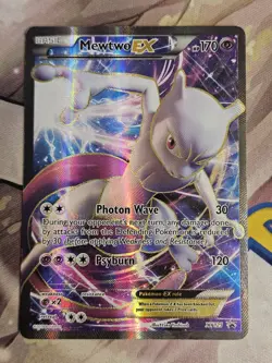 Mewtwo EX XY125 Full Art Black Star Promo Holo Full Art Rare Pokemon TCG MP - Image 1