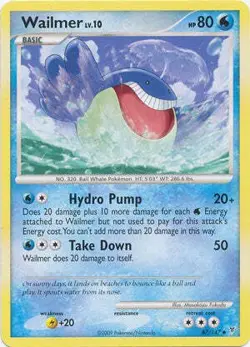 Pokemon Supreme Victors Uncommon Card - Wailmer 87/147 - Image 1