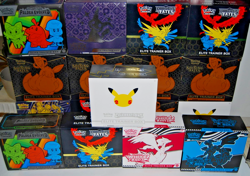 Pokemon ETB Lot 17 Boxes Opened No Packs Great Condition See Desc - Image 1