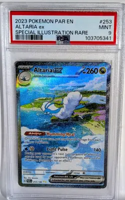 Pokemon ALTARIA EX Paradox Rift Special Illustration Rare 253/182 PSA 9 ?? MINT - Image 1