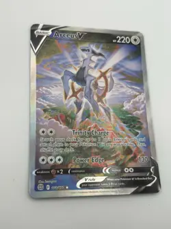 Pokemon TCG Arceus v Alternate Art Holo Ultra Rare Card 166/172 Brilliant Stars - Image 3