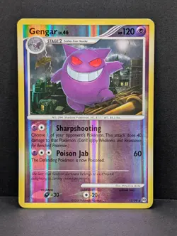 Gengar 17/99 Arceus Reverse Holo Ultra Rare Pokemon TCG Nintendo LP - Image 1
