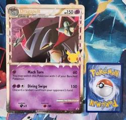 Dragapult Pokemon Card JUMBO - 25th Anniversary Celebrations - SWSH132 Promo - Image 1