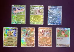 Prismatic Evolutions Poke Ball Reverse Holo Lot - Pokemon Cards - 7 Card Lot -NM - Image 1