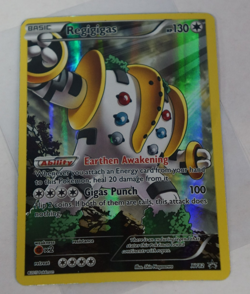 Pokemon Regigigas XY82 Promo Black Star Full Art Holo TCG - Image 1