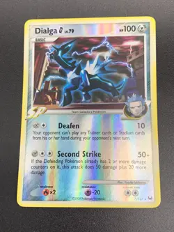 Dialga G 7/127 Reverse Holo Platinum Pokemon NM 2009 - Image 1