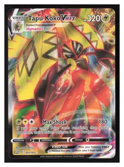 Tapu Koko VMAX SWSH05: Battle Styles #051/163 Pokemon Ultra Rare - Image 1
