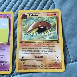 Pokemon Trading Card Game Fossil Mixed Lot of 5 1st Edition Cards, Golbat, - Image 4