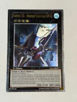 Yugioh FRENCH Number 101 Silent Honor ARK LVAL-FR047 Ultimate Rare 1st Ed NM - Image 1