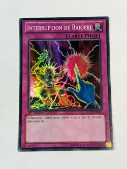 Yugioh FRENCH Raigeki LCYW-FR286 EN286 Super Rare 1st Edition NM - Image 1