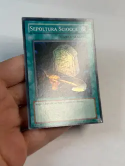 Yugioh ITALIAN Foolish Burial TU02-IT004 EN004 Super Rare Promo NM - Image 3