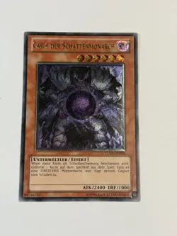 Yugioh GERMAN Caius the Shadow Monarch TU03-DE000 EN000 Ultimate Rare Promo LP - Image 1