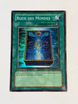 Yugioh GERMAN Book of Moon CP01-DE002 EN002 Super Rare Promo LP - Image 1