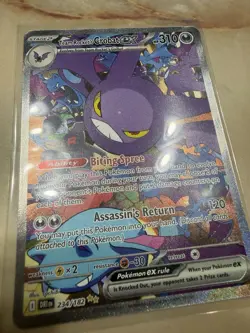 Pokemon Destined Rivals Team Rockets Crobat Card 234/182 - Image 1