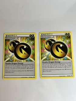 2x Double Dragon Energy 97/108 XY Roaring Skies Pokemon Card Playset NM - Image 1