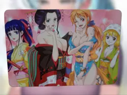 One Piece Kimono Dress Anime Waifu Sexy Goddess Doujin Card - Image 2