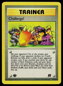 Pokemon Card - Challenge! Team Rocket 74/82 Uncommon 1st Edition - Image 1