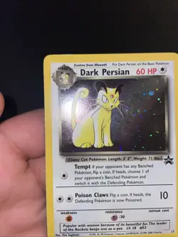 Dark Persian 17 Holo Black Star Promo WOTC Pokemon Card! Great Condition! - Image 2