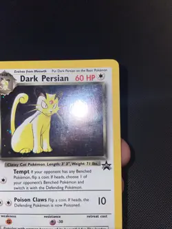 Dark Persian 17 Holo Black Star Promo WOTC Pokemon Card! Great Condition! - Image 3